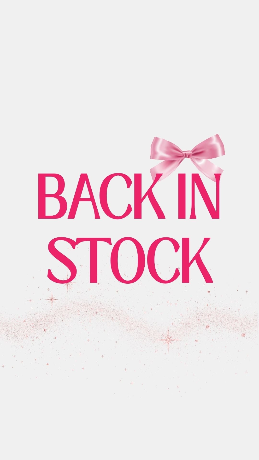 Back In Stock