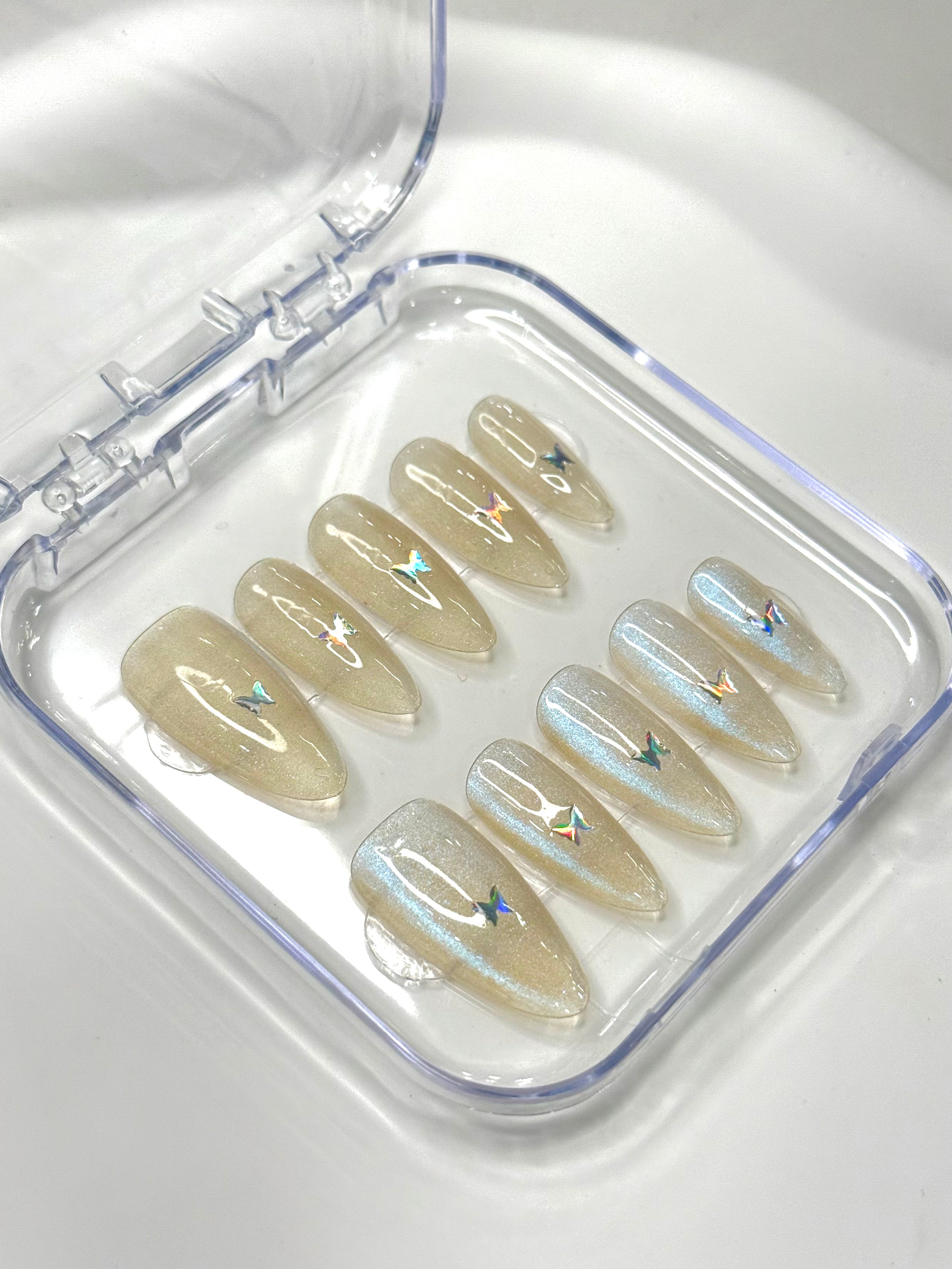 iridescent butterfly