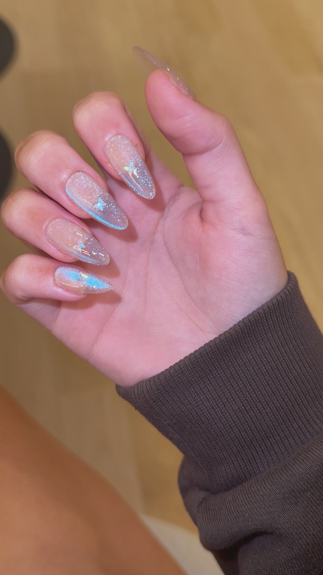 iridescent butterfly