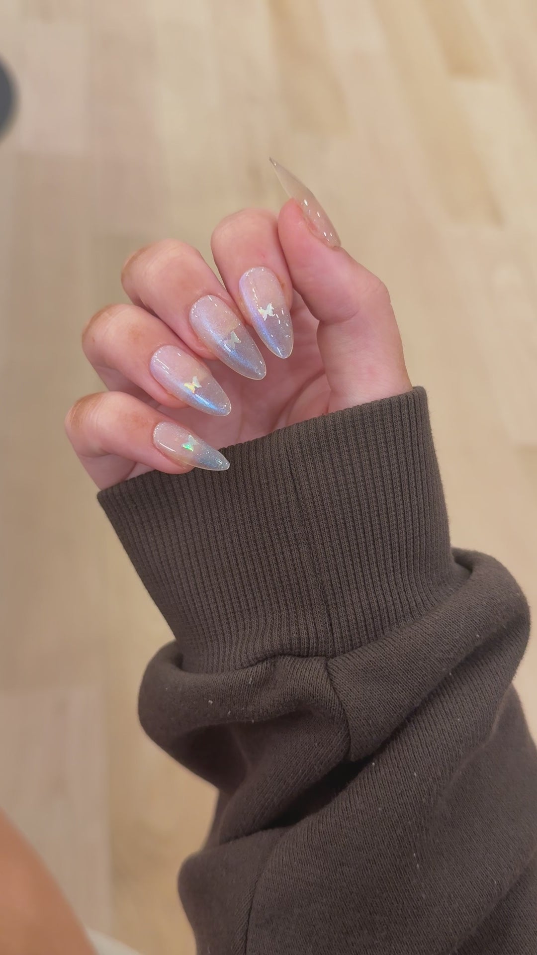 iridescent butterfly